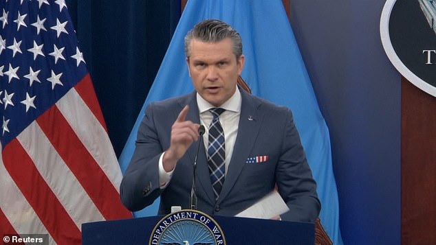 Pete Hegseth exploded at the media for having 'Trump Derangement Syndrome' and declared the war in Iran an overwhelming success at a Pentagon briefing Thursday