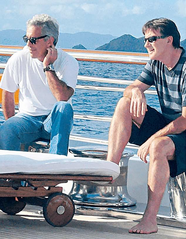 Mandelson and Epstein pictured on a yacht in a photo from the Epstein files