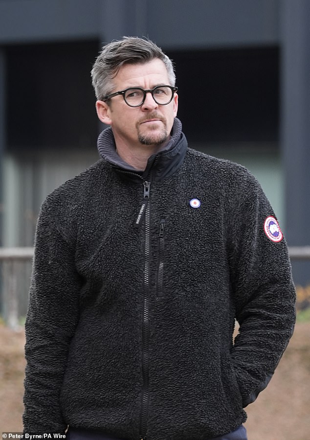 Joey Barton, 43, (pictured in December last year) was charged with occasioning grievous bodily harm. He appeared in court today