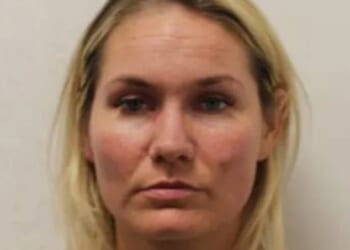 Lauren Evans (pictured) falsely claimed she was late for work because she had been sexually assaulted by a fellow officer