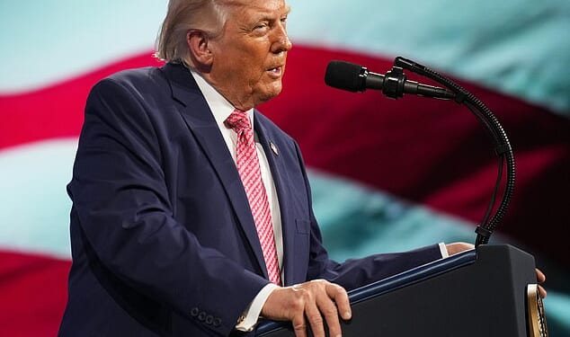 Politico has deleted an apparently anti-Semitic cartoon depicting President Donald Trump and Israeli Prime Minister Benjamin Netanyahu covered in blood. Trump is seen speaking at an event in Miami on Friday