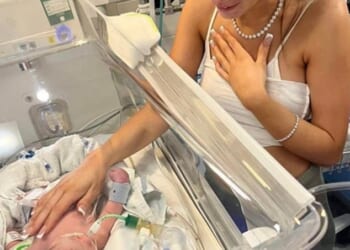 Posie was delivered with a fractured tibia and a punctured lung