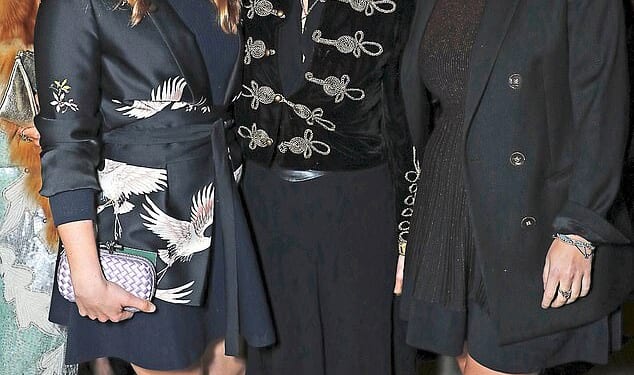 Pressure is mounting on Sarah Ferguson to testify in the US over her links to Jeffrey Epstein. Pictured: Princess Beatrice of York, Sarah Ferguson, Duchess of York and Princess Eugenie of York