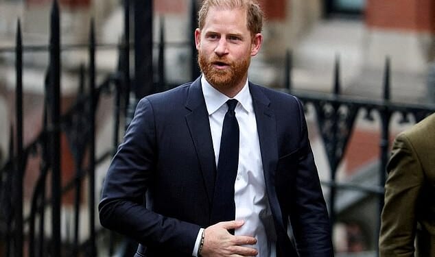 Prince Harry, pictured in January,  is seeking 'very substantial' damages over claims of wrong-doing by newspapers, the High Court heard on Monday
