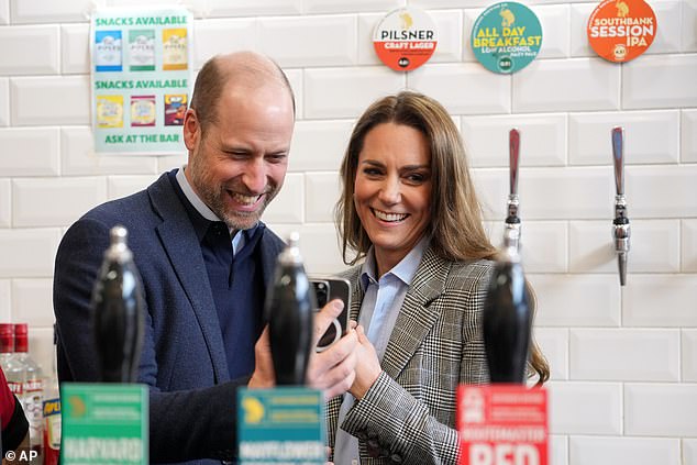 The Prince of Wales joined wife Princess Kate for a tour of Bermondsey Beer Mile on Thursday