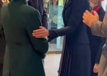 Princess Anne and the Princess of Wales were forced to deviate from royal protocol at the Commonwealth Day Service yesterday due to a hilarious hat-related dilemma