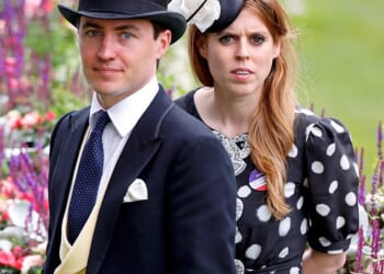The Daily Mail can reveal that Princess Beatrice and her husband Edoardo Mapelli Mozzi (pictured) are mulling over plans to escape the scandal surrounding Andrew Mountbatten-Windsor by starting a new life abroad