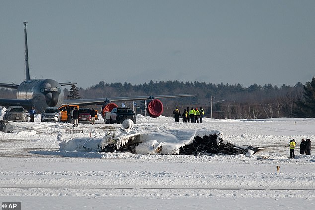 The Bombardier CL-600-2B16 Challenger 650 flipped during takeoff from Bangor International Airport in Maine on January and exploded in a fireball