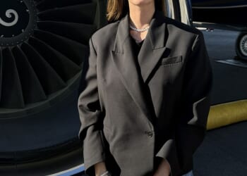 Private jet interior designer Aurora Saboir (pictured) specialises in curating bespoke and luxurious plane fittings – for super rich clients