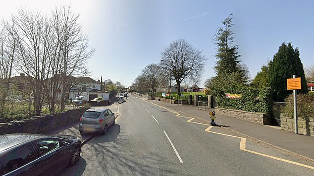 The child was on West Town Lane in Bristol on Tuesday at around 10.30am when the incident took place
