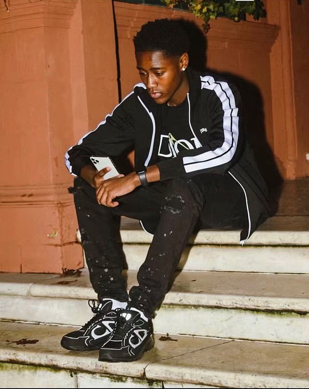 Tommy Ballay-Dean (pictured) - known as Junior to his loved ones - died at his friend Shauny Halsey ’s home on Cooper’s Road, Southwark, on Wednesday after a fire broke out.