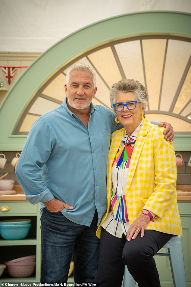 Pictures with Paul Hollywood, who has been nicknamed the 'silver fox' and is the sole original cast member still anchoring The Great British Bake Off