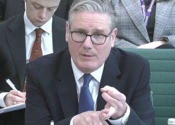 While Sir Keir was droning away, time might as well have stood still. Westminster¿s pigeons halted mid-air. The tidal Thames became viscous, writes Quentin Letts