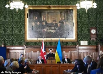 As a parliamentary sketch writer what gripped me was Volodymyr Zelensky’s manner, his theatrical delivery, his inner grit, writes Quentin Letts