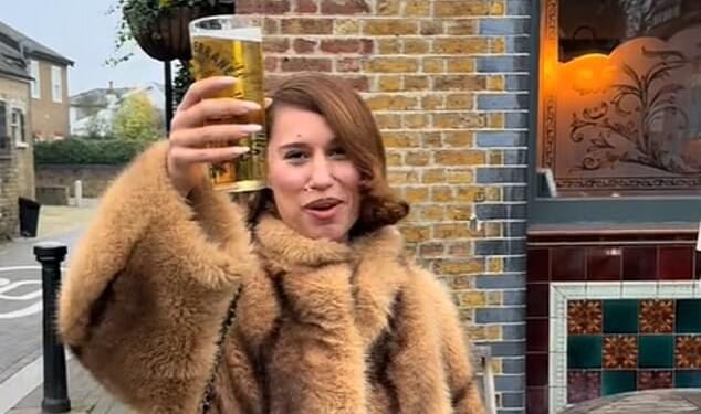 Raye has shared a very public tribute to her past heartbreak in a hilarious TikTok video. The singer posted a clip of herself showing off a blue plaque at The Nightingale pub in London