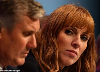 Keir Starmer was wobbling over immigration on Wednesday night after Angela RAyner attacked 'un-British' plans for a crackdown