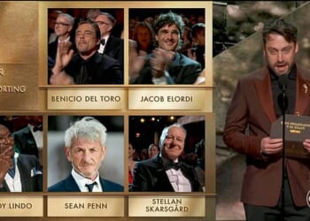 Sean Penn was notably absent from the 2026 Oscars on Sunday, despite taking home his third Academy Award