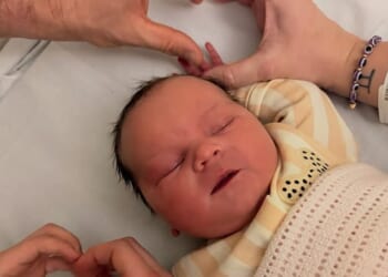 Rebecca Adlington gives birth! Former Olympian welcomes daughter Thea Joy with husband Andy Parsons after suffering two devastating miscarriages in three years