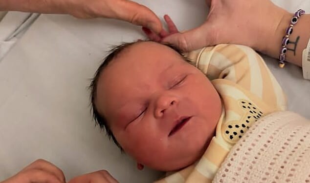 Rebecca Adlington gives birth! Former Olympian welcomes daughter Thea Joy with husband Andy Parsons after suffering two devastating miscarriages in three years