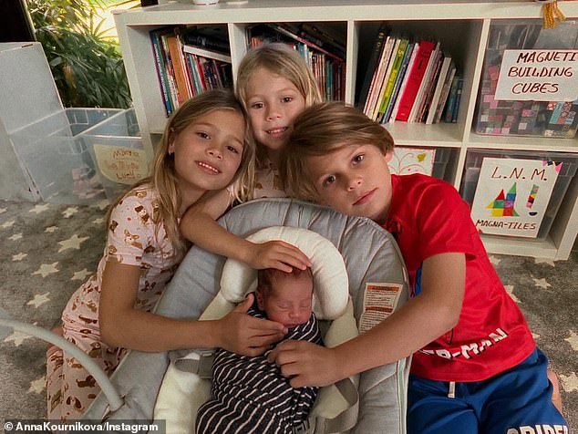 They have twins Lucy and Nicholas, eight, Mary, six, and their baby son Romeo