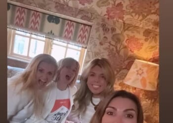 Luisa Zissman posted a photo of herself on Instagram saying she was back in the UK drinking margaritas