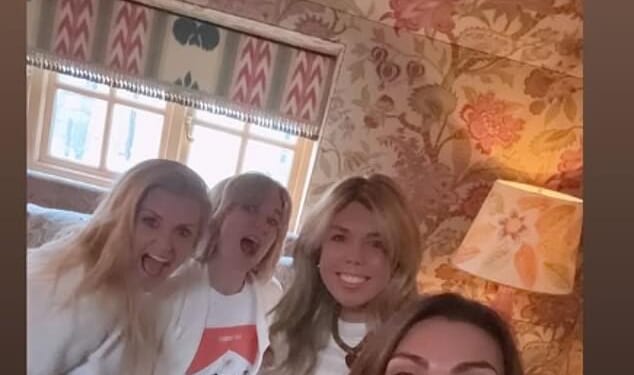 Luisa Zissman posted a photo of herself on Instagram saying she was back in the UK drinking margaritas