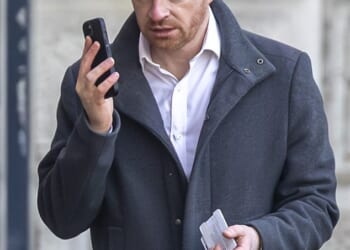 The Mail on Sunday has established Morgan McSweeney (pictured) also possessed two private phones: one was deactivated earlier this year, while the other one is still in service