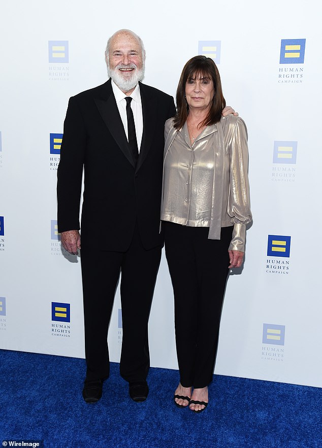 Reiner, 78, and his wife Michele, 70, were murdered on December 14 at their home, allegedly at the hands of their 32-year-old son Nick Reiner; Rob and Michele Reiner pictured in 2019 in LA