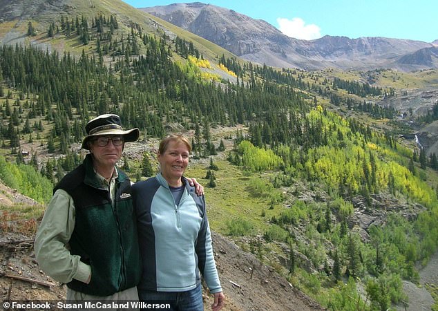 McCasland's wife Susan (both pictured) shared that her husband's UFO ties 'is not a reason for someone to abduct Neil'