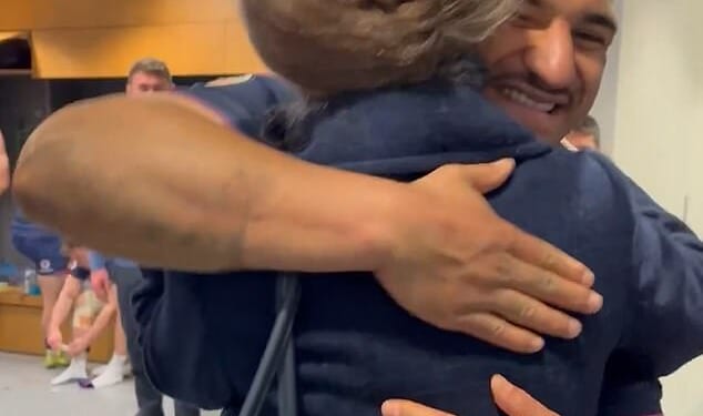 The Princess Royal, who is patron of the Scottish Rugby Union (SRU), was captured finally warmly embracing Sione Tuipulotu following Scotland's final Six Nations fixture against Ireland on March 14