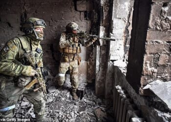 Russia is preparing for a full-scale global conflict which they say is inevitable (file pic)