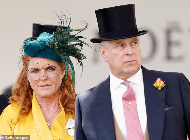 The then Duke and Duchess of York in June 2019, at Royal Ascot