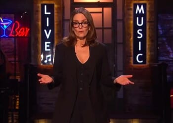 Saturday Night Live UK has been branded a 'hit and miss' by critics as it took aim at Andrew Mountbatten-Windsor and the Beckhams in its 'savage' debut this weekend (host Tina Fey seen)