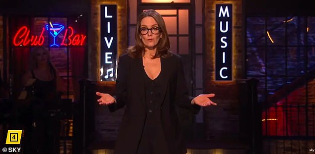 Saturday Night Live UK has been branded a 'hit and miss' by critics as it took aim at Andrew Mountbatten-Windsor and the Beckhams in its 'savage' debut this weekend (host Tina Fey seen)