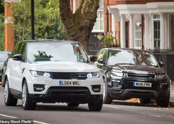 Large SUV drivers may face having to pay new charges to drive in London under plans being considered by Sadiq Khan in the latest stage of his war on motorists (Pictured: A 'Chelsea tractor' is spotted in Chelsea, London)
