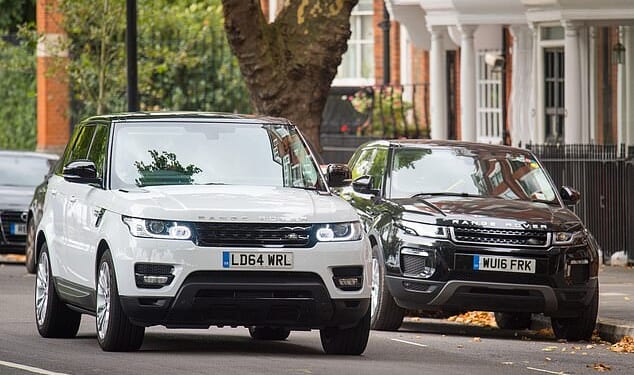Large SUV drivers may face having to pay new charges to drive in London under plans being considered by Sadiq Khan in the latest stage of his war on motorists (Pictured: A 'Chelsea tractor' is spotted in Chelsea, London)