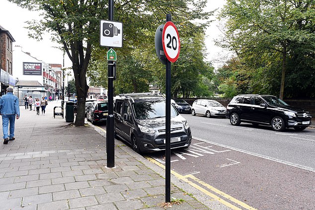 ELTHAM: This main road in Eltham, south-east London, was slapped with a reduced 20mph speed limit