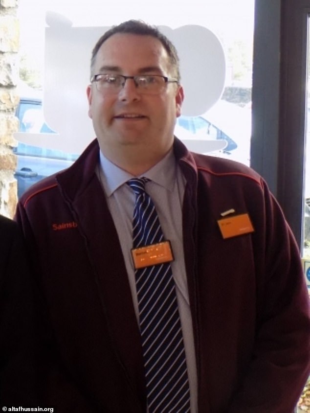 The judge at his employment tribunal in Cardiff agreed the manager (right) was in line for compensation after he was left feeling ‘violated’ by the exclusion