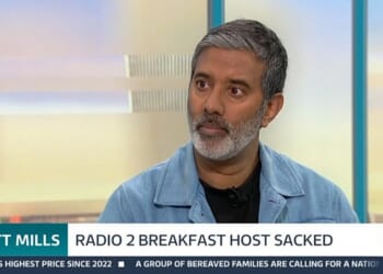 Scott Mills' former BBC Radio colleague was bluntly asked 'did you hear rumours?' while appearing on Tuesday's episode of Good Morning Britain - after police probed the DJ for 'serious sex offences against teenage boy' in 2016