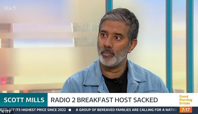 Scott Mills' former BBC Radio colleague was bluntly asked 'did you hear rumours?' while appearing on Tuesday's episode of Good Morning Britain - after police probed the DJ for 'serious sex offences against teenage boy' in 2016