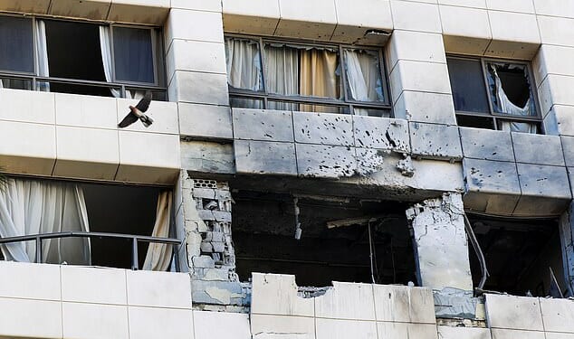 Israel struck a group of Iranian commanders at a seaside hotel in the hear of Beirut