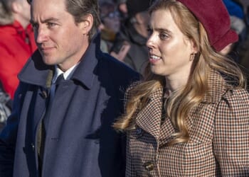 Princess Beatrice and Edoardo Mapelli at the Christmas Morning Service last year