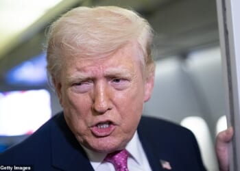 Trump told the Daily Mail he was unaware of Bryon’s lewd online behavior and said he feels sorry for Noem’s family