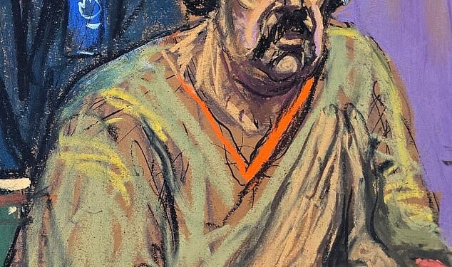Ousted Venezuelan president Nicolas Maduro is seen in a court sketch making his first court appearance in New York since his arraignment following his January arrest