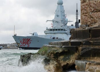 Royal Navy destroyer HMS Dragon departed from Portsmouth on March 10 but there was no sign of it in Cyprus