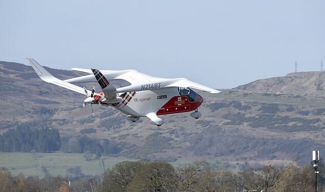 Loganair made aviation history by completing the first ever electric flight in Scotland