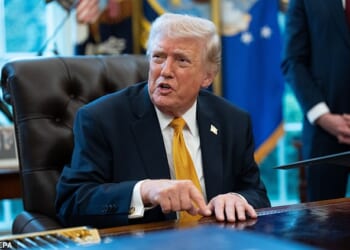 Donald Trump vented his frustration with Keir Starmer again last night, describing the UK's reluctance to get involved in the Middle East as 'terrible'