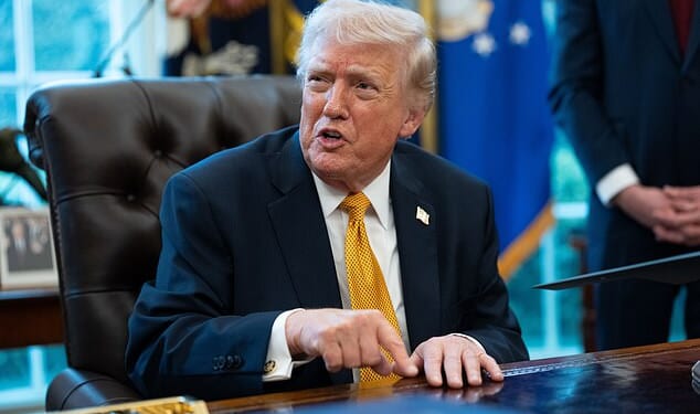 Donald Trump vented his frustration with Keir Starmer again last night, describing the UK's reluctance to get involved in the Middle East as 'terrible'