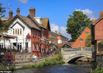 Winchester in Hampshire has often been voted among the best places to live in the UK, but is now fighting a beggar problem, locals say