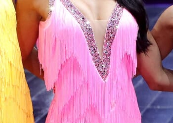 Strictly star Michelle Tsiakkas has quit the live tour amid claims she has been axed from the embattled BBC programme (Michelle pictured in 2023)